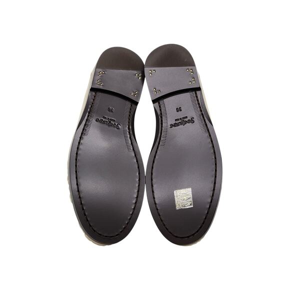 Saint Laurent Le Loafer YSL Monogram Leather Loafers White EU 36 US 6 NWB $1050 - Picture 7 of 8